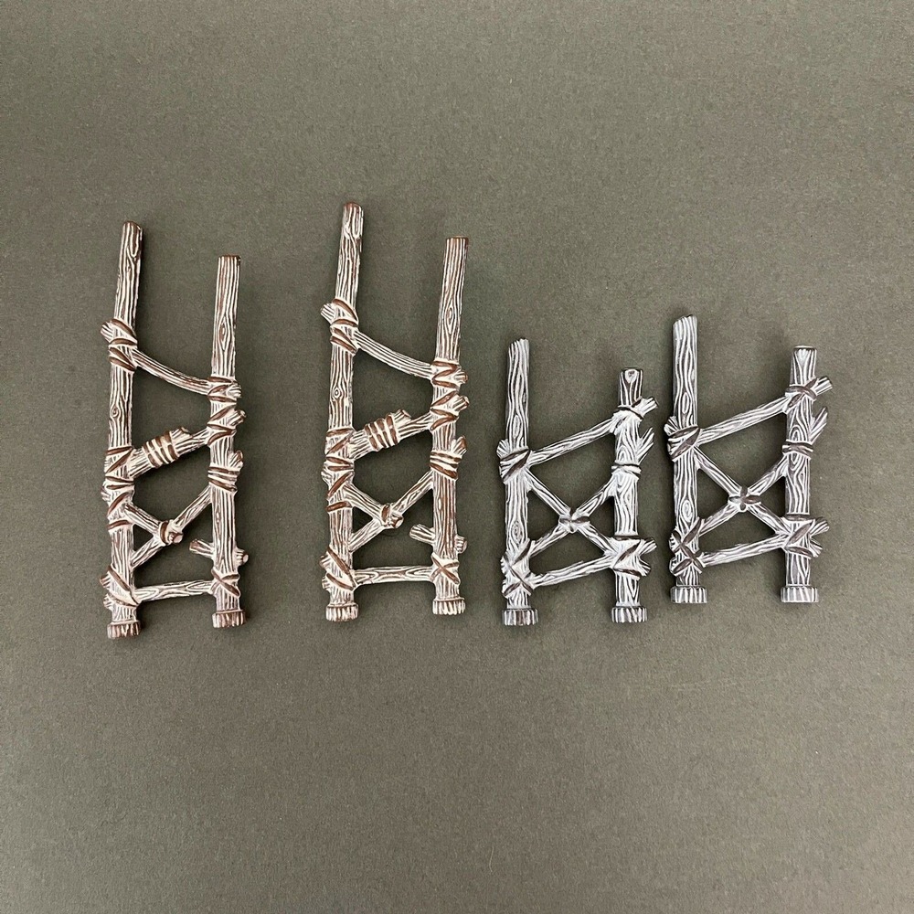 Mega Blok Bloks Ladders Replacement Add-on Parts Lot of 4